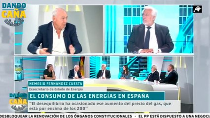 Nemesio Fernández Cuesta analiza la crisis energética por el gas natural
