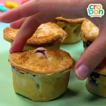 Tarte aux myrtilles des Schtroumpfs