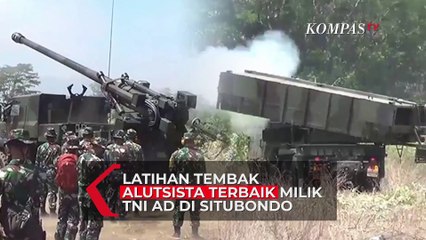 Menarmed 2 Kostrad Latihan Senjata Berat di Situbondo