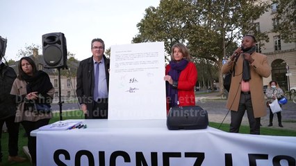 Crack: manifestation à Paris contre l'implantation d'usagers en Seine-Saint-Denis