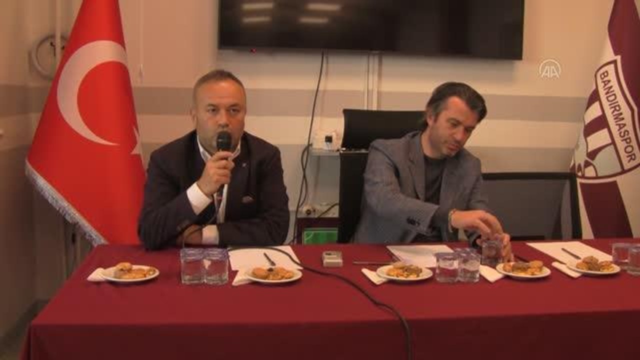 BALIKESİR - Bandırmaspor Başkanı Göçmez: "MKE Ankaragücü karşısında hedefimiz galibiyet"