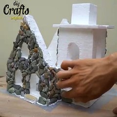 making a realistic stone miniature house  How to Make Awesome Mini House from Concrete