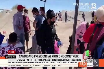 Chile: candidato presidencial propone construir zanja en frontera para controlar migración