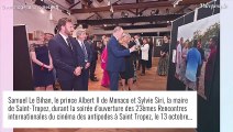 Sonia Rolland élégante et enjouée face au prince Albert de Monaco à Saint-Tropez
