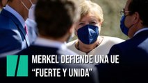 Merkel defiende una UE 