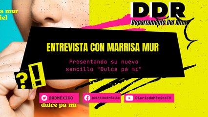 Entrevista con Marissa Mur presentando su nuevo sencillo "Dulce pá mi"
