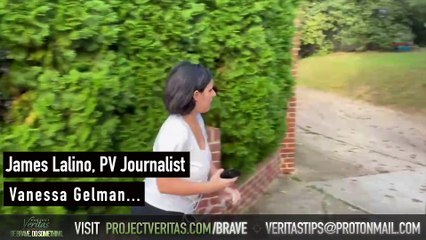 Una directiva de Pfizer huye despavorida cuando un periodista de Project Veritas le va a preguntar sobre uno de los escandalosos correos que han salido a la luz