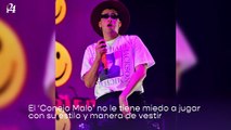 Bad Bunny desafía las normas de género en la moda usando faldas y tacones