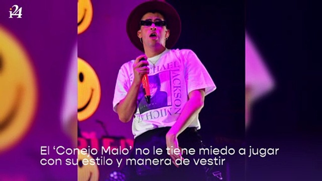 Bad Bunny desafía las normas de género en la moda usando faldas y tacones