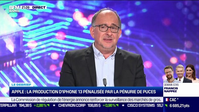 L'impact de la pénurie de puces sur la production d'iPhone 13, le souhait d'Apple pour ses futurs Airpods,... Le débrief de l'actu tech du jeudi - 14/10