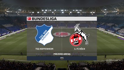 Hoffenheim vs Koln || Bundesliga - 15th October 2021 || Fifa 21