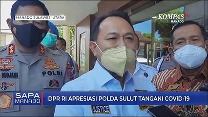 DPR RI Apresiasi Polda Sulut Tangani COVID-19