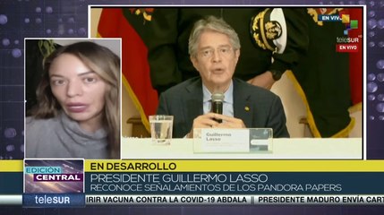 Guillermo Lasso reconoce señalamientos de los Pandora Papers