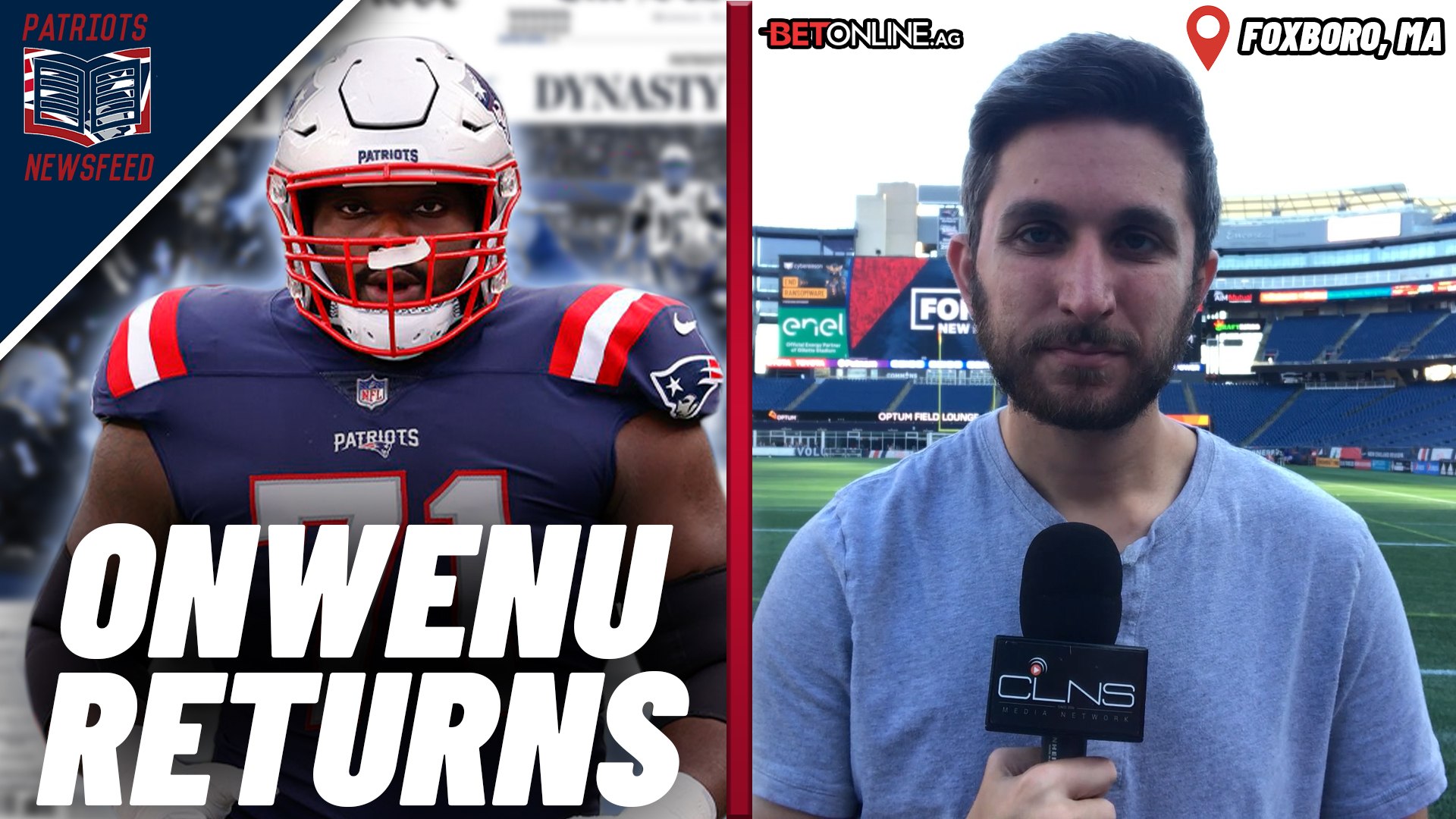 Trent Brown Returns, Rhamondre Stevenson Questionable & OBJ Sweepstakes