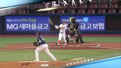 [스포츠영상] 이용규의 마수걸이 아치, 선두타자 초구 홈런