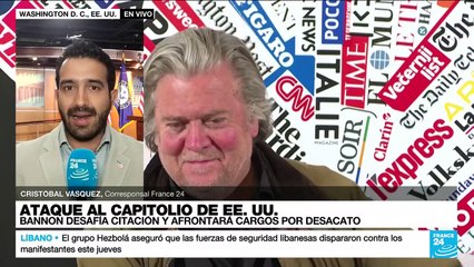 Informe desde Washington: Bannon se niega a declarar en la investigación por ataque al Capitolio