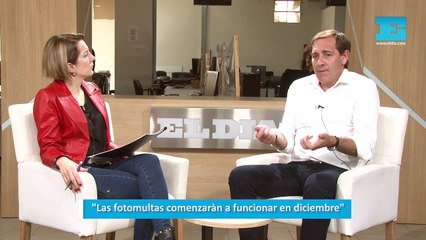 "Julio Garro, de visita en la  redacción de El Día"
