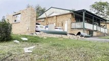 Houses damaged by severe storms in Armidale