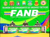 Pdte. Nicolás Maduro presidio Reunión con Comandantes de Unidades Tácticas de la FANB
