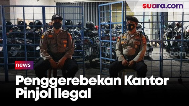 Video Penggerebekan Diduga Kantor Pinjol Ilegal di Sleman Yogyakarta