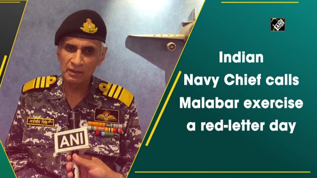 Indian Navy Chief calls Malabar exercise a red-letter day