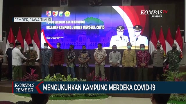 Pemkab Jember Perkuat Kampung Merdeka Covid-19