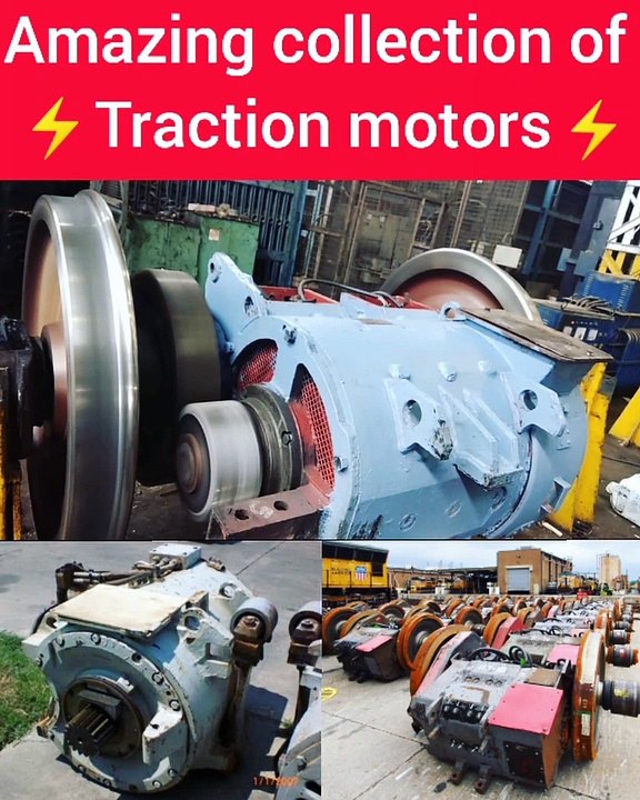 Amazing collection of traction motors ⚡
