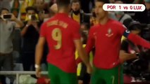 Highlights  Goals Portugal (5)  vs  (0) Luxemburg European Qualifiers