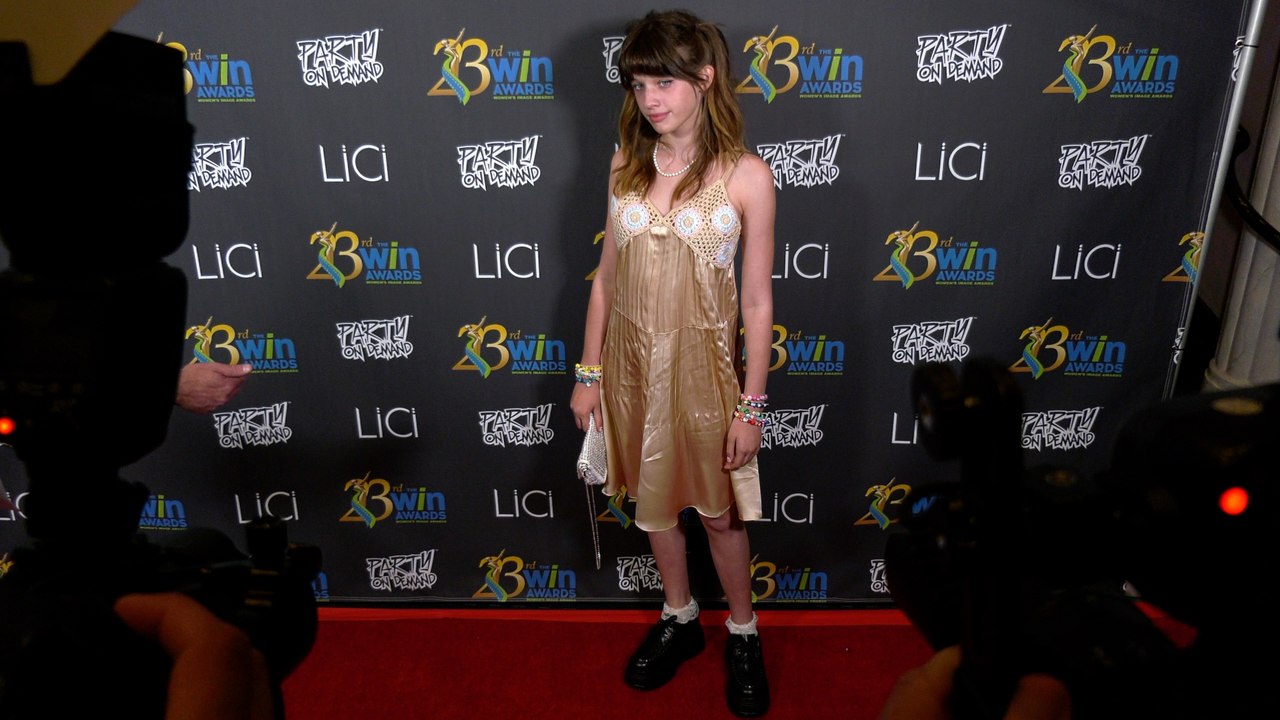 Ever Anderson attends the 23rd Women's Image Awards red carpet in Los Angeles