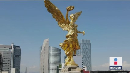 Presentan renovada imagen del Ángel de la Independencia