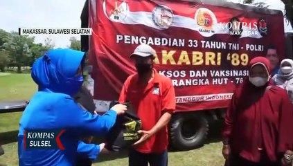 TNI AL Salurkan 1500 Paket Sembako Dan 1000 Dosis Vaksin Bagi Warga Pesisir