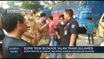 Sopir Truk Blokade Jalan Trans Sulawesi