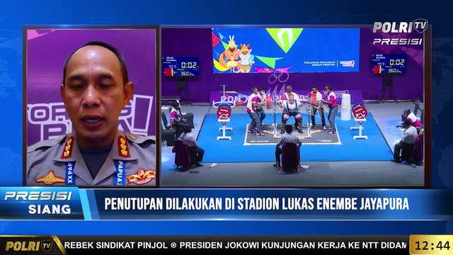 Live Dialog Kabid Humas Polda Papua, Jelang Penutupan PON XX Papua 2021