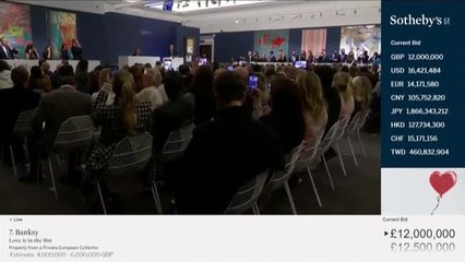 Nuevo récord en el precio de una obra de Banksy