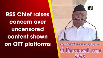 RSS chief raises concern over uncensored content shown on OTT platforms