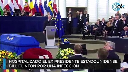 Hospitalizado el ex presidente estadounidense Bill Clinton por una infección