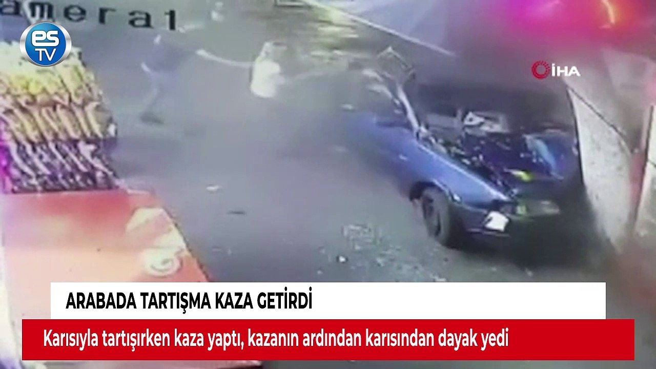 Arabada tartışma kaza getirdi