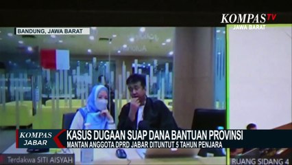 Mantan DPRD Jabar Dituntut 5 Tahun Soal Suap Dana Banprov