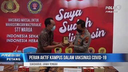 Berperan Aktif Dalam Vaksinasi, STTW Surakarta Dapat Penghargaan Dari Kapolres Sukoharjo
