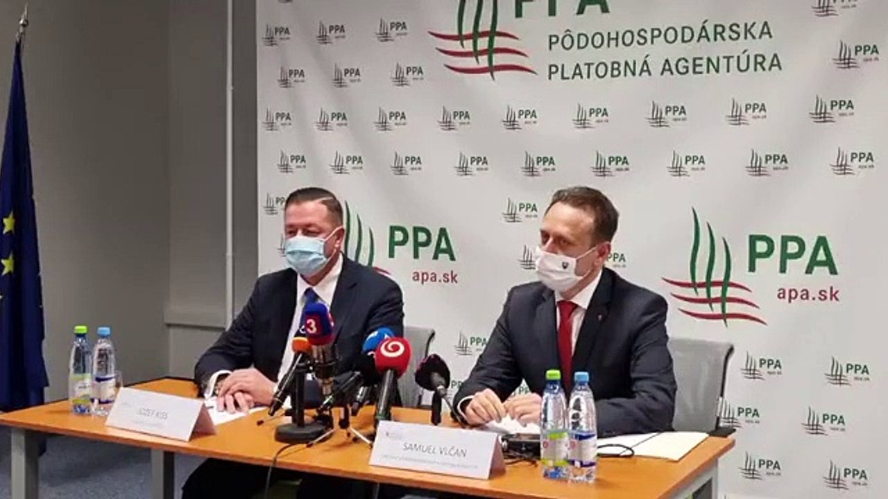ZÁZNAM: TK ministra pôdohospodárstva S. Vlčana k PPA