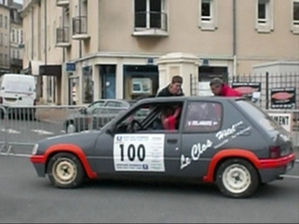 205 rallye n°100 rallye de la cote fleurie