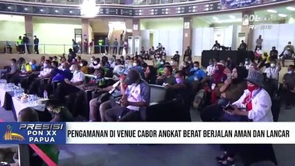 Pertandingan PON XX Papua Cabor Angkat Berat Berjalan Aman Dan Lancar