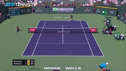 Dimitrov comes back again; this time downs Hurkacz