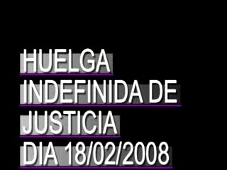 Cartagena. Huelga Justicia. Encierro-desalojo 18-II-08