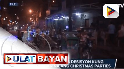 DOH, wala pang desisyon kung papayagan na ang Christmas parties