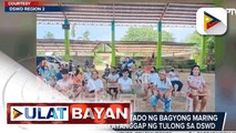 GOVERNMENT AT WORK: Mga residenteng apektado ng bagyong Maring sa Palawan, nakatanggap ng tulong sa DSWD