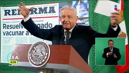 Orden para vacunar a menores no es cosa juzgada: López Obrador