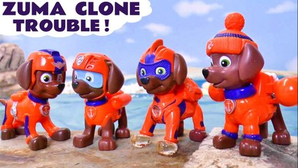 Paw Patrol Mighty Pups Zuma Clones Toy Story with the Funny Funlings in this Family Friendly Stop Motion Animation Full Episode English Toy Story Video for Kids by Kid Friendly Family Channel Toy Trains 4U