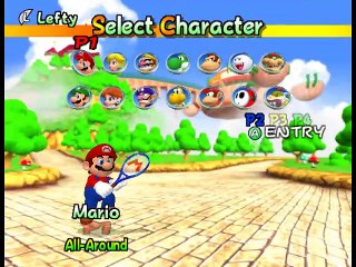 Mario Power Tennis online multiplayer - ngc
