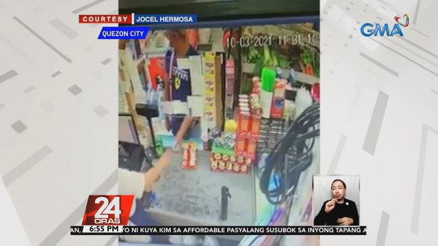 Suspek na sangkot umano sa palit-pera modus, na-huli cam | 24 Oras